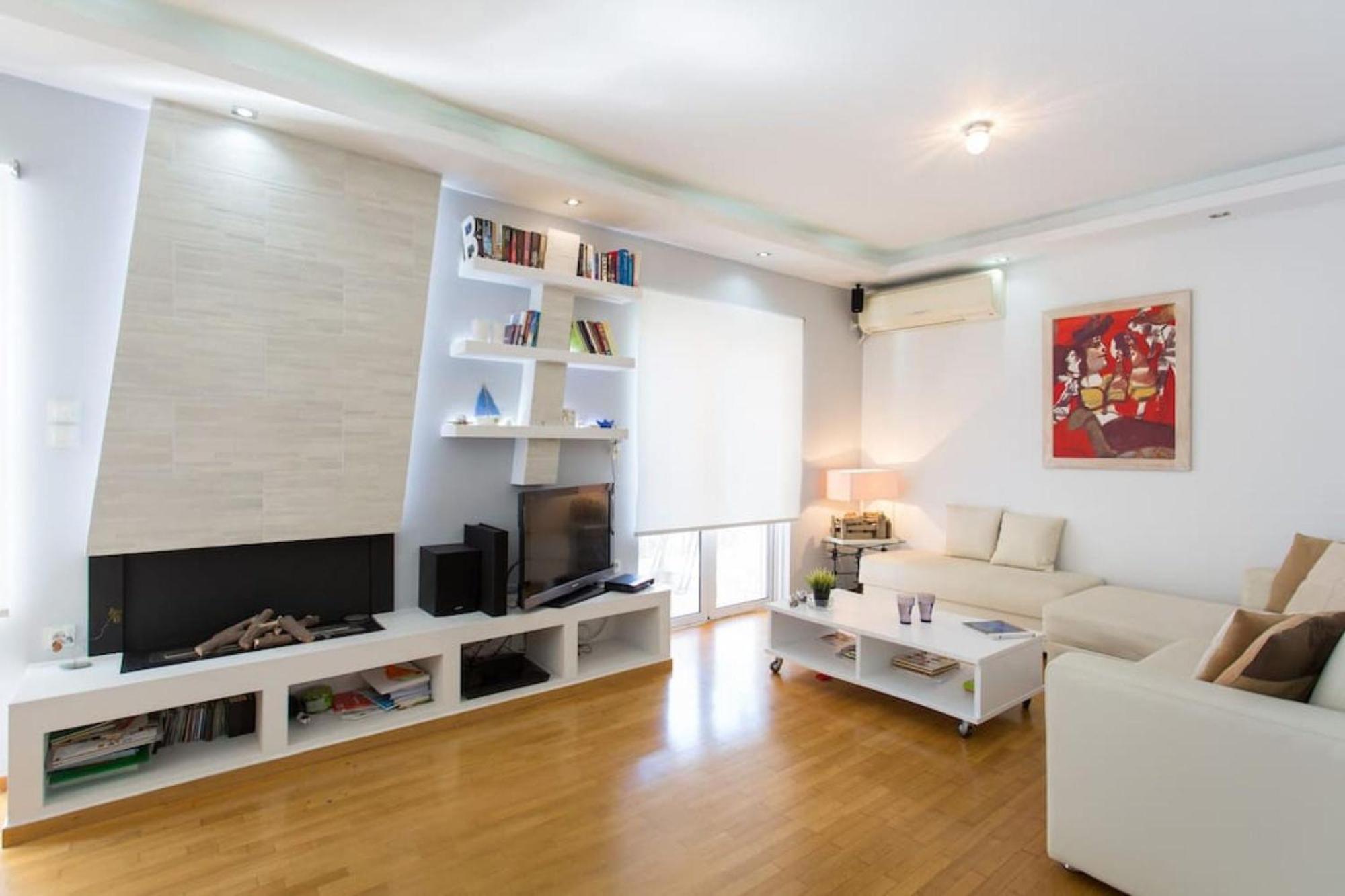 One Block From The Sea Family House At Floisvos Appartement Athene Buitenkant foto